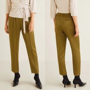 NEW Mango MNG satin trouser pants S